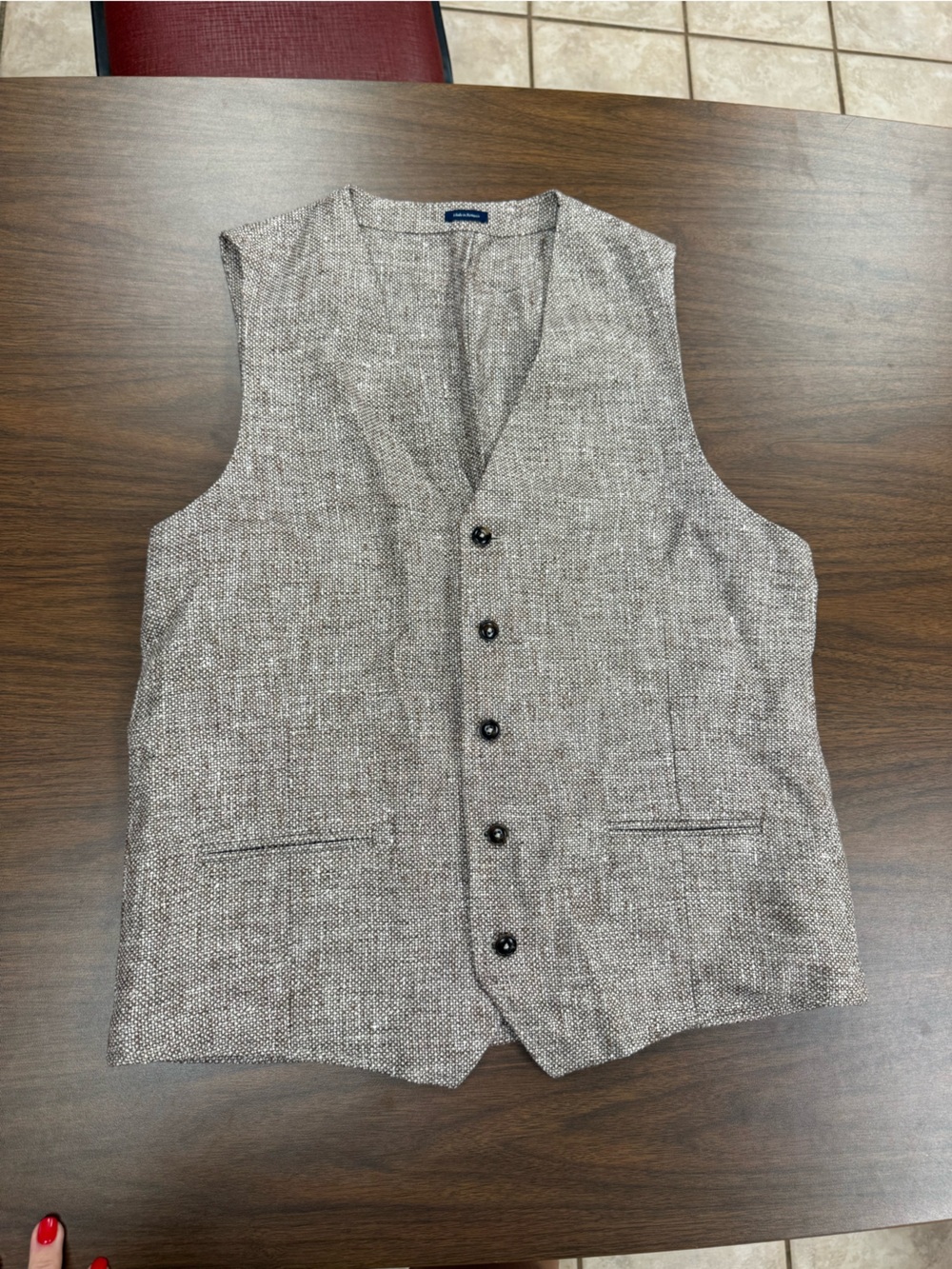 Peter Millar Crown Sport Hyperlight Quilted Performance Vest Gray Mens L